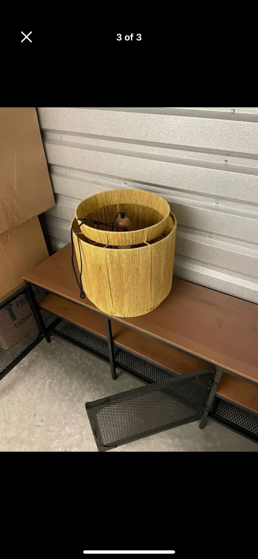 Tiered fiber pendant