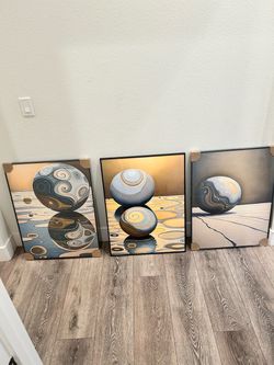 3 set paintings