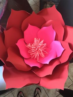 Paper flowers/flores de papel