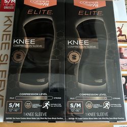 Knee Compression Sleeves - Copper Fit - ELITE