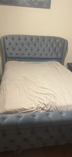 Queen size mattress and frame