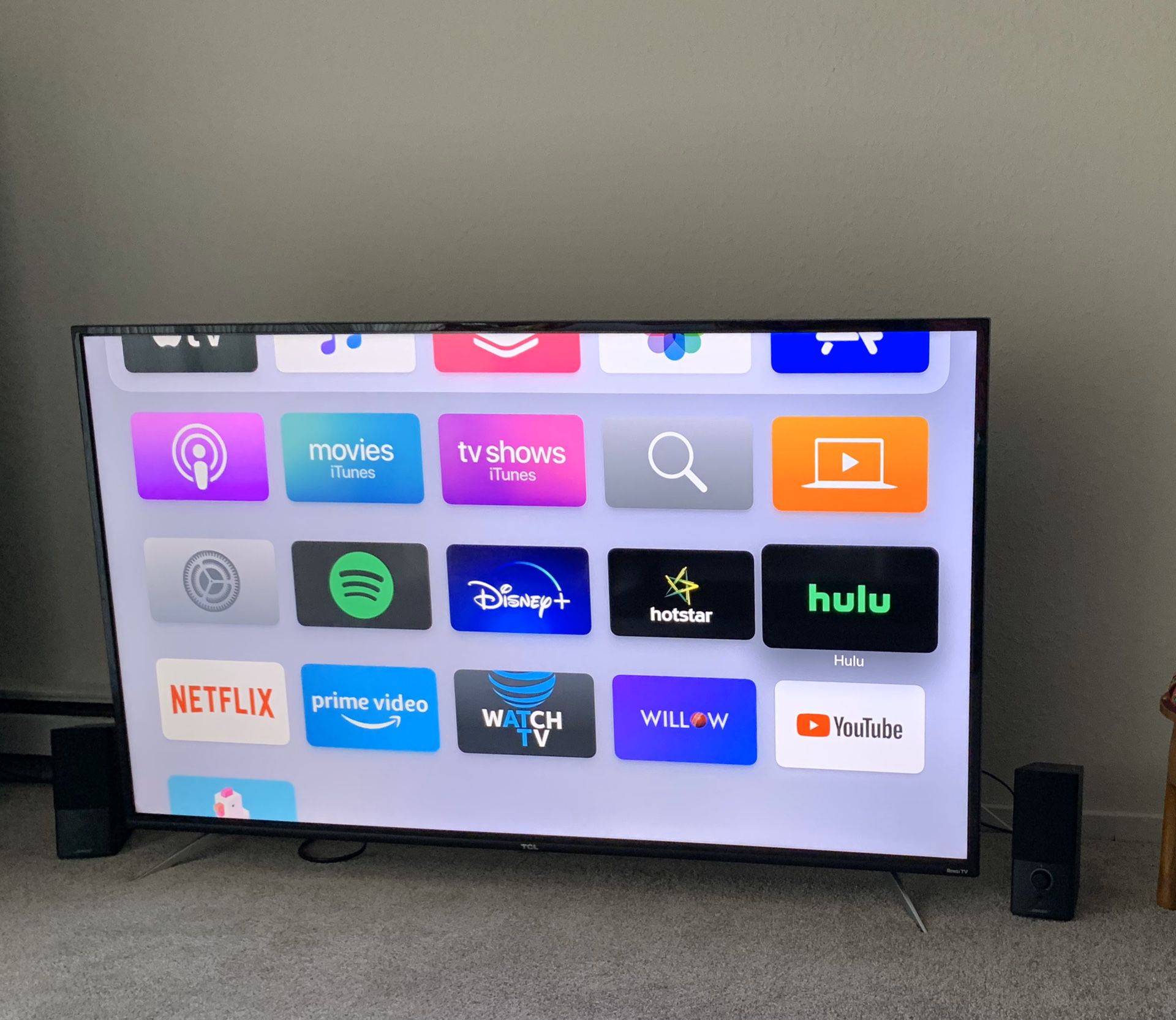 TCL 55inch 4K TV with Roku