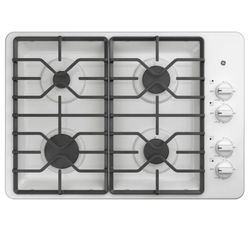 NEW GE 30” 4 BURNER GAS COOKTOP. IN BOX 4/16/25