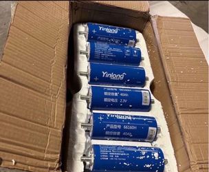 Yinlong 2.3V 40Ah 66160 LTO battery (6 cells). Lithium Titanate Oxide