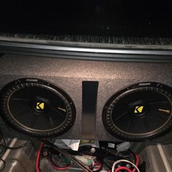 Kicker Comp 15s With Box And Amp 4500