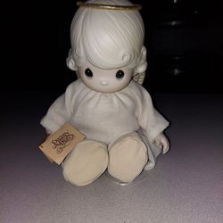 VINTAGE 1984 PRECIOUS MOMENTS BETHANY ANGEL PORCELAIN DOLL