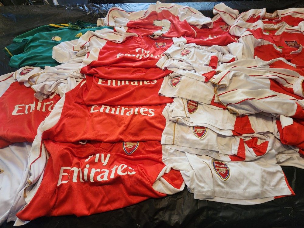 Arsenal Fly Imirates Soccer Jersey Entire Team Set