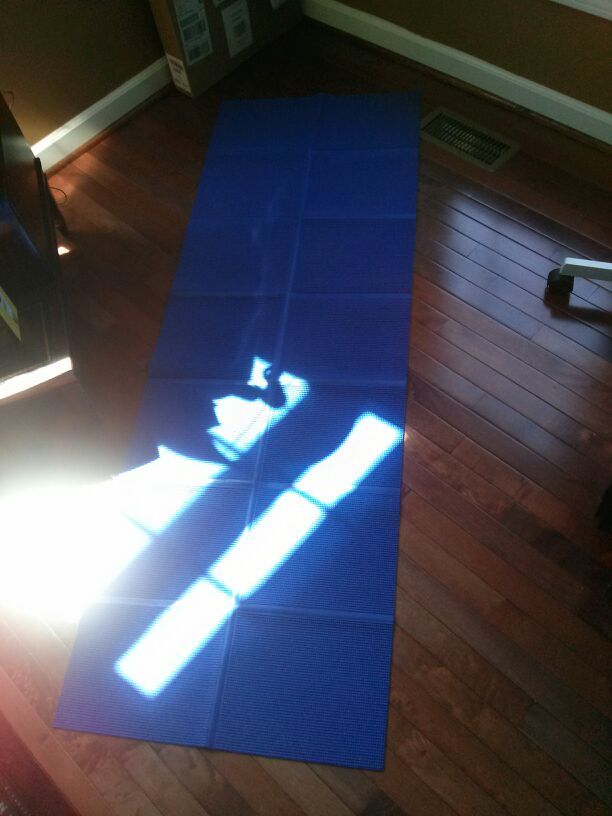 Yoga mat that folds up