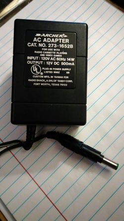 Archer AC adapter model (contact info removed)B 120v