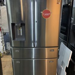 Samsung- 36” Food Showcase 4-Door French Door Refrigerator 