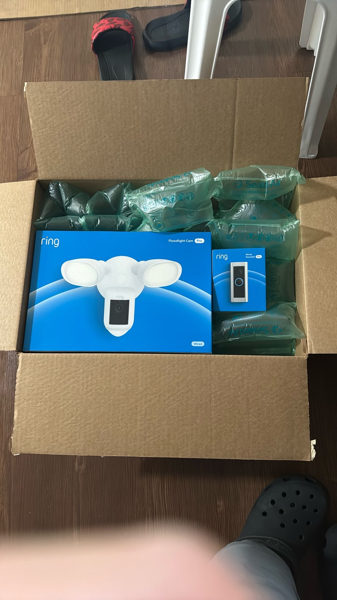 Ring Doorbell & Floodlight