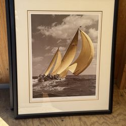 Maritime Sailboat Photography Print set $75
