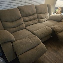 Dual Recliner Couch