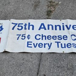 Cincinnati Empress Chili 75th Anniversary Banner