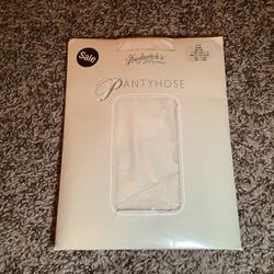 Frederick's of Hollywood sheer to waist pantyhose, color pearl, size: M