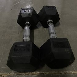 10 Lb Rubber Dumbbell Set 