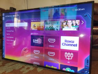 50" roku smart tv 4k great condition come with free swivel mount no remote u can use universal remote or buy replacement roku remote at Walmart