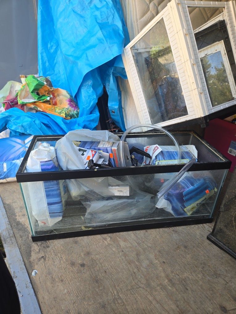 Large Fish Tank And Supplies For Sale