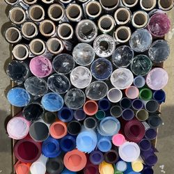 Huge Lot Of HTV Vinyl Rolls And Glitter Sheets