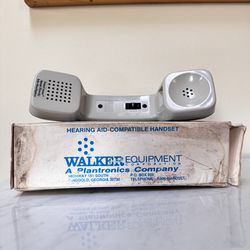Walker Equipment Hearing Aid-Compatible Noise Cancelling Handset W6-K-M Grey