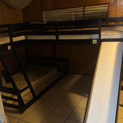 3 Bed Bunk Bed With Slide And Desk