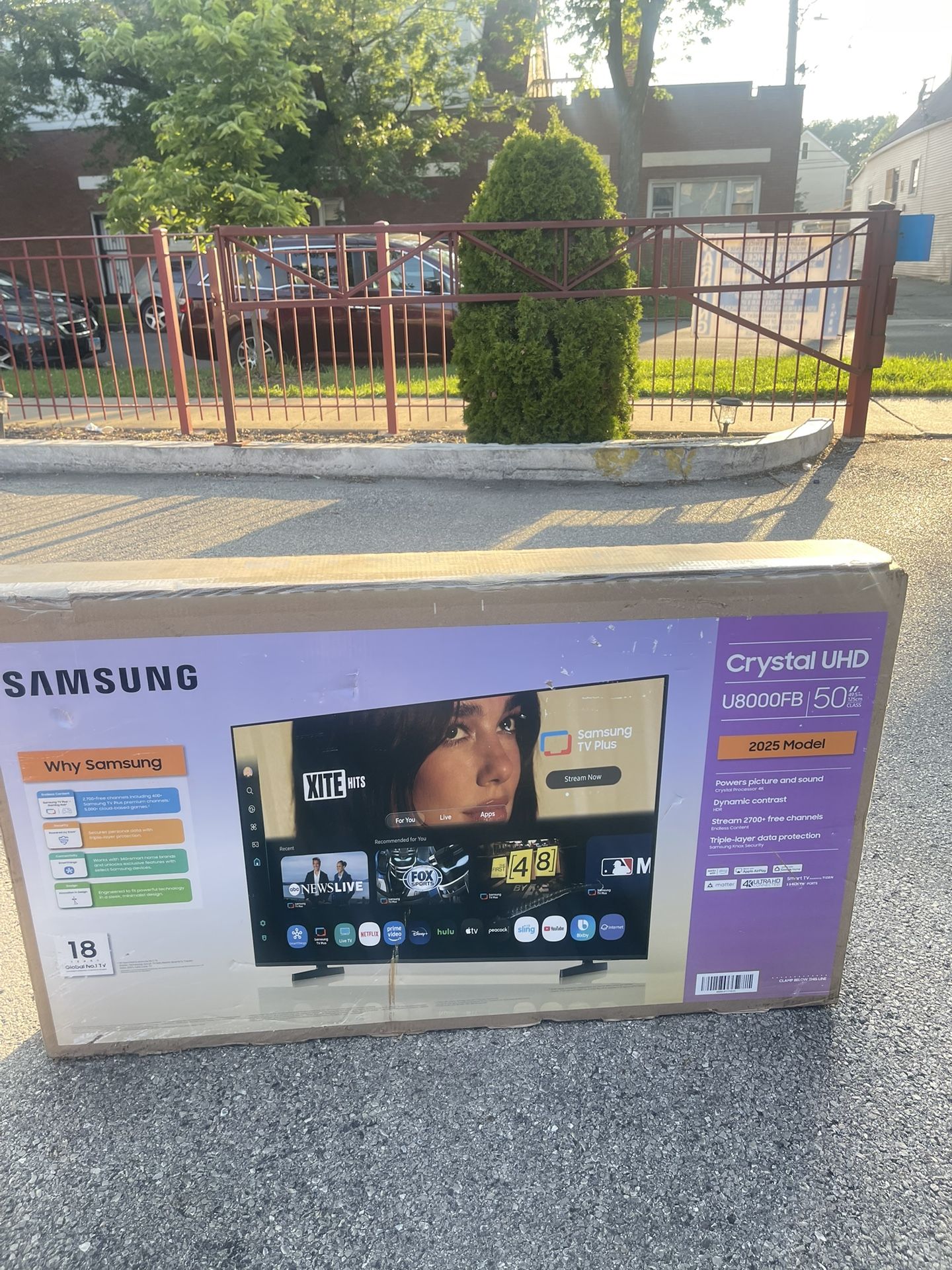 Samsung  TV 50” 2025 Crystal UHD 