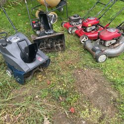 Lawn Mowers N Snow Blowers For Parts
