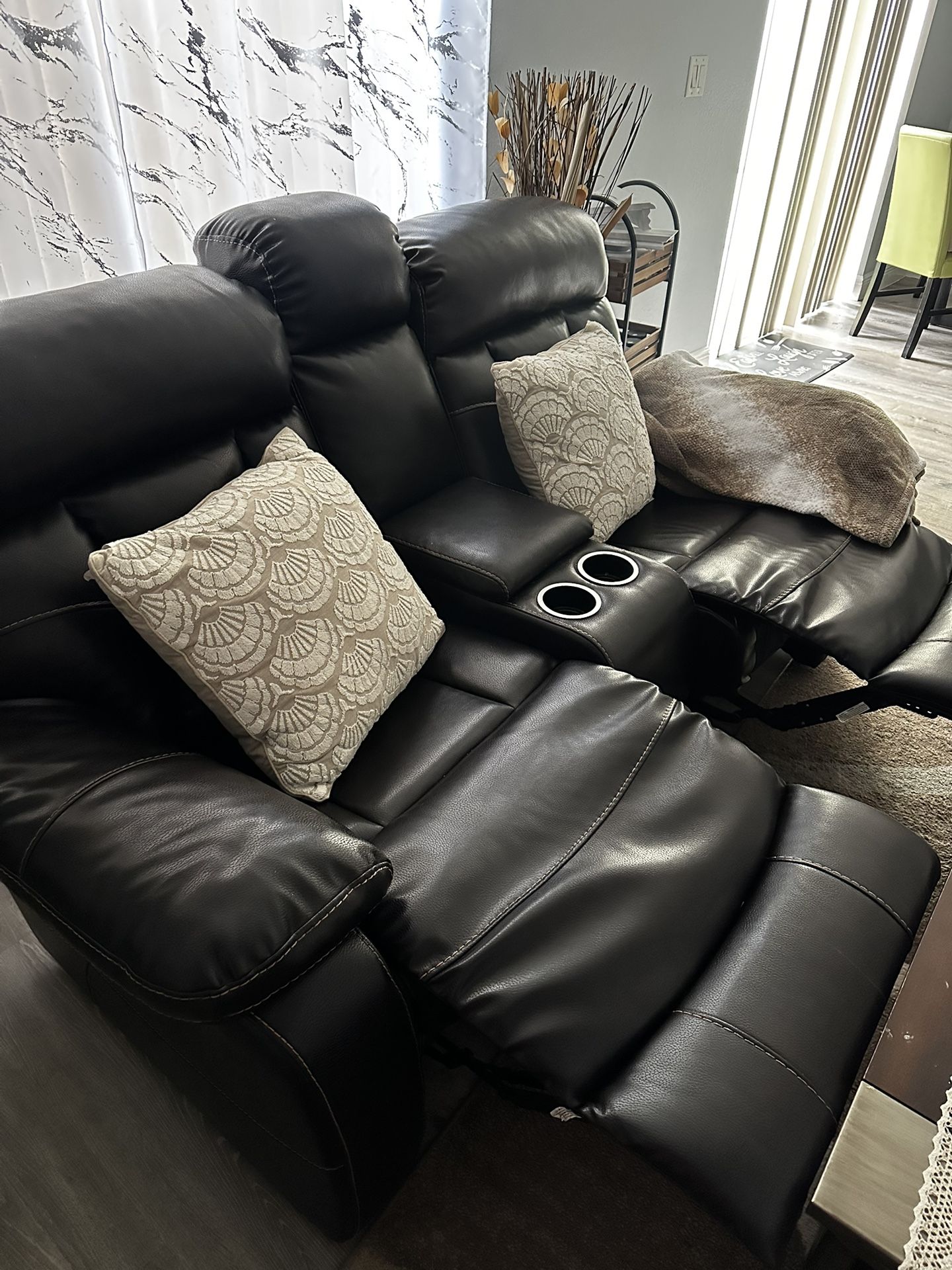 Recliner Sofá And Loveseat 