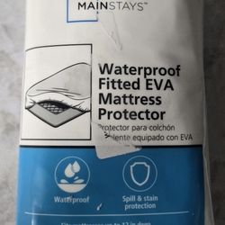 Mainstays NexGen Waterproof Anti-Allergen Zippered Mattress Protector, Full bed