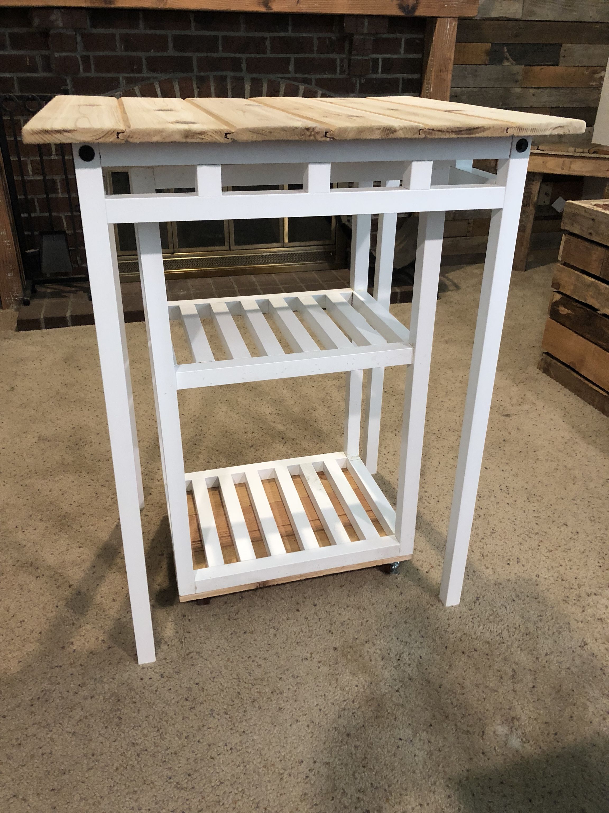 Table & Removable Kitchen Island/cutting Board Top