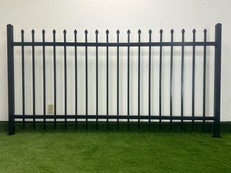 4ft Galvanized Steel Fence Panel 8ft Wide