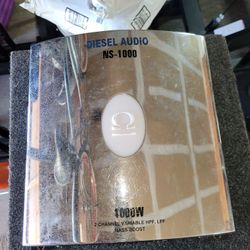 Diesel Audio NS-1000, a 2-channel bridgeable amplifier