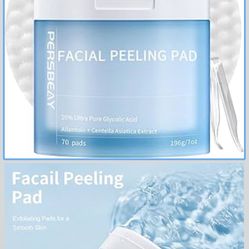 Glycolic Acid Pads, Exfoliating Toner Pads for Facial Radiance, Dual Action Gentle Face Pad for Deep Cleaning Effect |Peels & Daily Skin Renewal |Sali