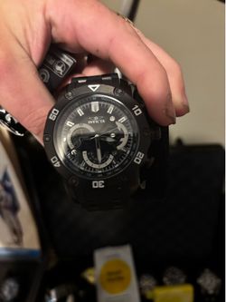 Invicta pro diver scuba all black