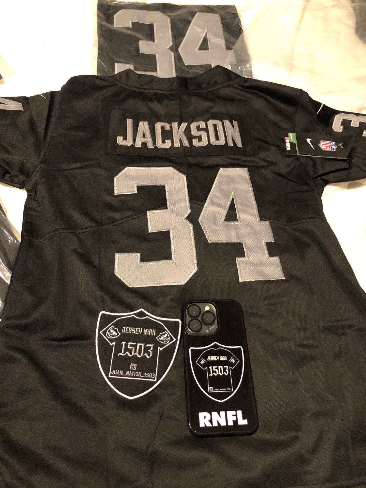 Raiders Bo Jackson youth jersey