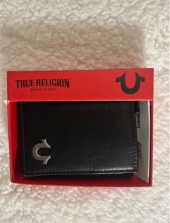 True Religion Genuine Leather Bifold Wallet