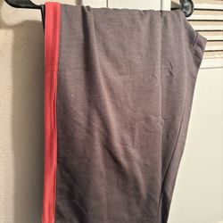New Grey And Orange Capris