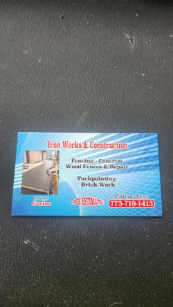 Tuckpoint/concrete/fences  Precios Rasonables  / Reasonable Prices  