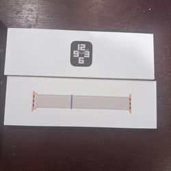 Apple Watch SE 2nd Gen 44mm GPS Starlight w/ Starlight Sport Loop MRE63LL/A