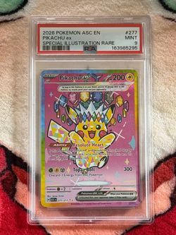 Pikachu ex 277/217 psa 9