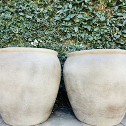 Set of 2 Extra Large Oaxaca Pot Planters 