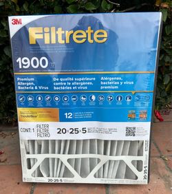 Filtrete 20x25x5 air filter, MERV 13
