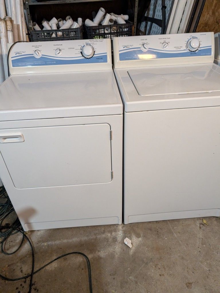 Admiral Washer And Gas Dryer 