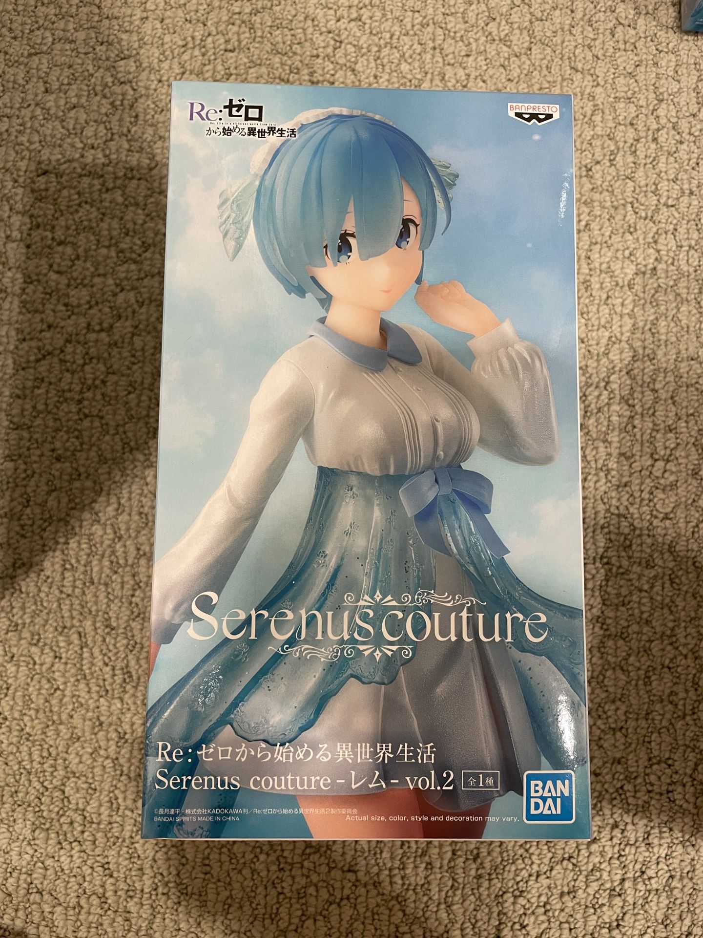 Re:zero Serenus Couture Rem Anime Figure