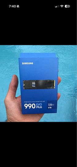 Samsung 990 EVO Plus 4TB M.2 NVMe PCIe Internal SSD Up to 7250MB/s