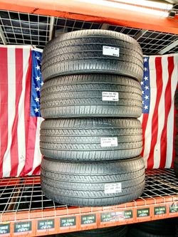 🇺🇸 4 USED TIRES 265/50R20 BRIDGESTONE ECOPIA HL422 PLUS ALL SEASON GRAND TOURING SUV 265 50 20