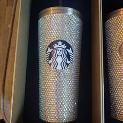 Starbucks Philippines Gold Rhinestone 