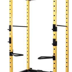 HulkFit Multi-Functional Adjustable Pro Series Power Rack Power Cage Exercise Equipment for Home Gym with Squat Rack Attachments and Accessories - Ben