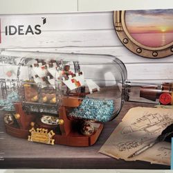 LEGO Ideas Ship in the Bottle 21313 Retired NIB New Factory Sealed