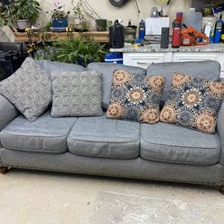 Court street gray sofa